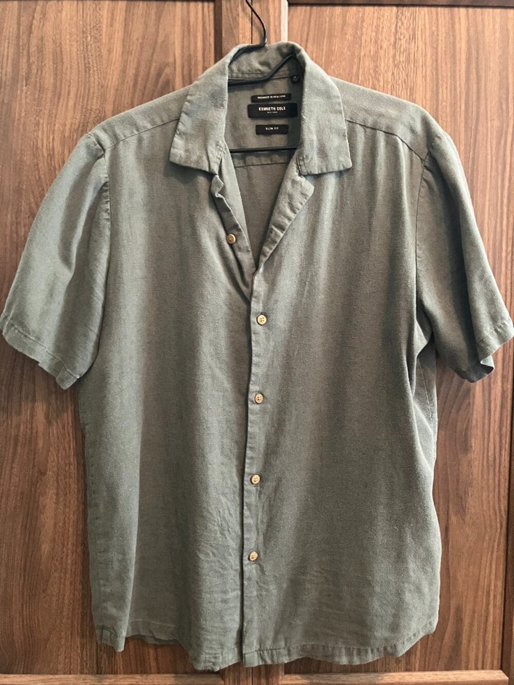 Kenneth Cole Men's M Linen blend shirt
